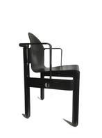 Vintage full black Thonet Gerd Lange design flex stoelen, Utilisé, Enlèvement ou Envoi