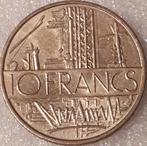 FRANCE :10 FRANCS MATHIEU 1987 KM 940 NI-BRASS UNC laatste u, Postzegels en Munten, Frankrijk, Ophalen of Verzenden, Losse munt