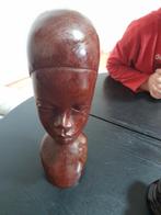 Buste africain en bois, Antiquités & Art, Enlèvement