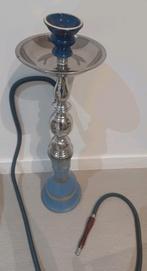 Blauw/Zilverkleurige Waterpijp/Sisha, Verzamelen, Ophalen, Zo goed als nieuw, (Water)pijp