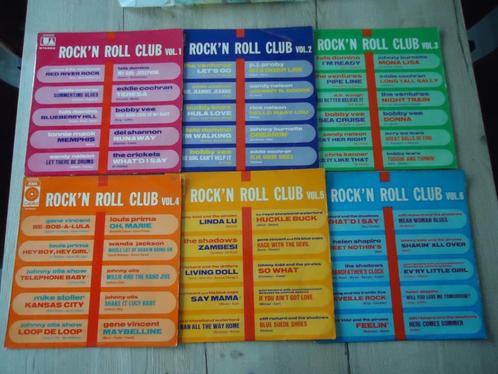 Collectie 6 LP's van "Rock'n Roll Club" Volume 1 tot 6., CD & DVD, Vinyles | Rock, Utilisé, Rock and Roll, 12 pouces, Enlèvement ou Envoi