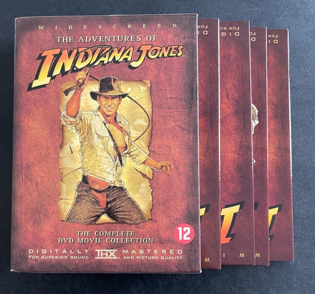 ② Dvd Box Indiana Jones (1,2,3 en Bonus Dvd)+ Dvd 4 — DVD