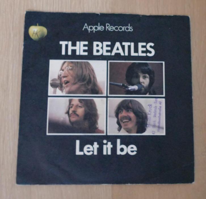 7"  The Beatles ‎– Let It Be, CD & DVD, Vinyles Singles, Utilisé, Single, Pop, 7 pouces, Enlèvement ou Envoi