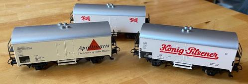 1060. 3 wagons couverts H0 Märklin., Hobby & Loisirs créatifs, Trains miniatures | HO, Comme neuf, Wagon, Märklin, Enlèvement ou Envoi