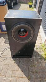 Subwoofer + kist 3000 Watt RMS / 6000 Watt piek tuned 45Hrz, Ophalen, Gebruikt