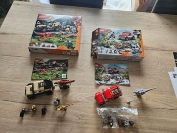 Lego jurassic world ,2 sets -zgan beschikbaar voor biedingen