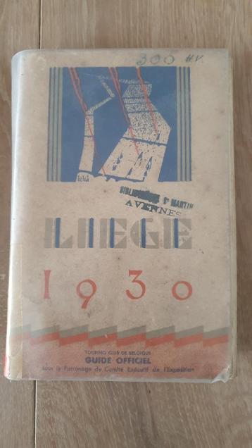 Livre Exposition Internationale de Liège 1930
