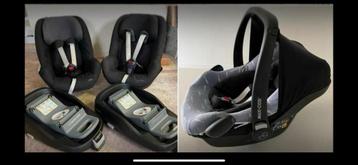 Maxi cosi Pearl, family fix & pebble -grote set +accessoires beschikbaar voor biedingen
