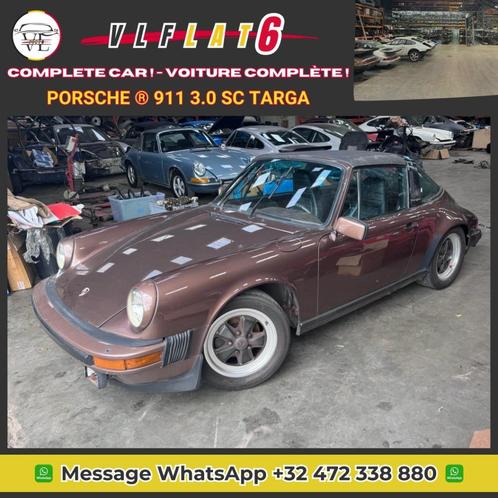 Porsche 911 3.0L Targa, Autos, Porsche, Entreprise, Achat, Essence, Cabriolet, 2 portes, Boîte manuelle, Brun, Noir, Propulsion arrière