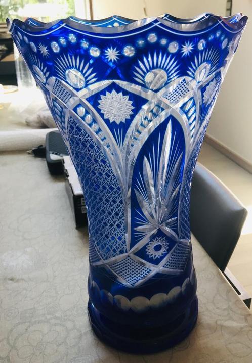 Unieke Val st. Lambert vaas, Antiek en Kunst, Antiek | Glaswerk en Kristal, Ophalen of Verzenden