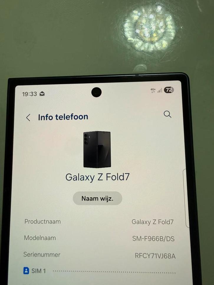 Samsung galaxy Fold 7 256gb zwart, Telecommunicatie, Mobiele telefoons | Samsung, Zo goed als nieuw, Galaxy Fold, Zwart, Ophalen