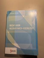 Recht voor accountancy-fiscaliteit, Boeken, Ophalen, Zo goed als nieuw, Accountancy en Administratie, Van In