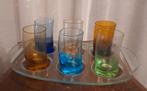 Petits verres à liqueur multicolores, Maison & Meubles, Verre