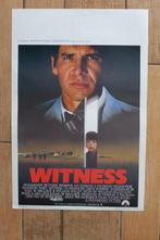 filmaffiche Harrison Ford Witness 1985 filmposter, Comme neuf, Cinéma et TV, Enlèvement ou Envoi, Rectangulaire vertical