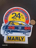 Autocollant de voiture ancienne FRANCORCHAMPS 1976, Autos : Divers, Autocollants de voiture, Enlèvement ou Envoi