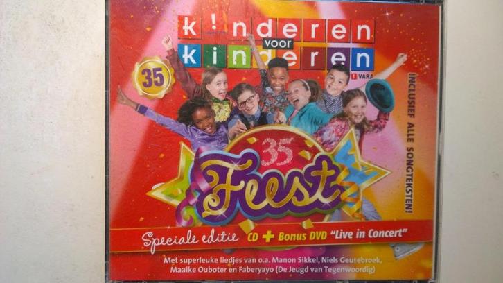 Kinderen voor Kinderen - Kinderen voor Kinderen 35 Feest, Cd's en Dvd's, Cd's | Kinderen en Jeugd, Zo goed als nieuw, Muziek, 3 tot 5 jaar