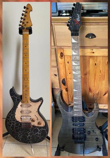 Cort X11 en gitaar met "crackle vintage design"