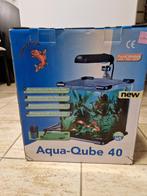 Gratis - Aquacube 40 gezelschaps aquarium, Ophalen, Gebruikt, Leeg aquarium