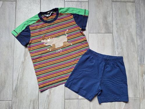 ★ M104 - Woody zomerpyjama thema neushoorn, Kinderen en Baby's, Kinderkleding | Maat 104, Gebruikt, Jongen, Nacht- of Onderkleding