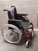 rolstoel blauw = 30 € rolstoel rood zonder voetsteun = 40 €, Diversen, Rolstoelen, Ophalen of Verzenden, Zo goed als nieuw