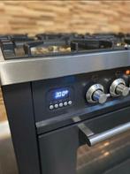 🔥Luxe fornuis Boretti 90 cm antraciet rvs 6 pits 300 C oven, Elektronische apparatuur, Fornuizen, 60 cm of meer, 5 kookzones of meer