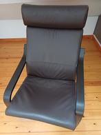 Bruine lederen fauteuil als nieuw, Ophalen, Nieuw