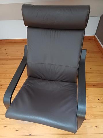 Bruine lederen fauteuil als nieuw beschikbaar voor biedingen