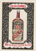 S K  DRANK / 1 / GILKA KUMMEL NEW YORK MOEHRING, Verzamelen, Speelkaarten, Jokers en Kwartetten, Ophalen of Verzenden, Nieuw, Speelkaart(en)