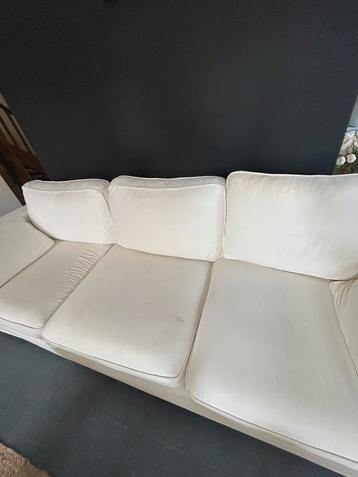 Canape 3 places + chauffeuse, Maison & Meubles, Enlèvement, Utilisé, Trois personnes
