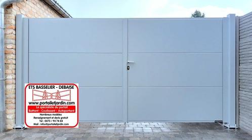 Barrière portail Colarus 4 double battant manuel ou motorisé, Doe-het-zelf en Bouw, Raamkozijnen en Schuifdeuren, Nieuw, Ophalen