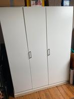 Armoire blanche IKEA avec penderie, 100 à 150 cm, Enlèvement, Utilisé, 50 à 75 cm