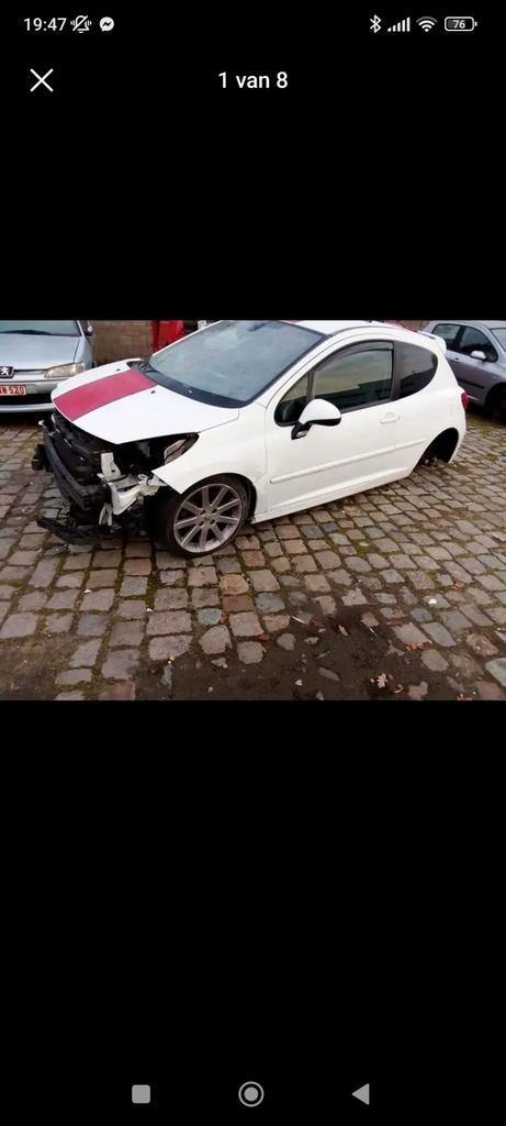 Peugeot 207 lemans ongeval wagen, Autos, Peugeot, Particulier, Airbags, Enlèvement ou Envoi