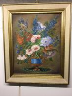 Vaas met bloemen, Antiek en Kunst, Kunst | Schilderijen | Klassiek, Ophalen of Verzenden
