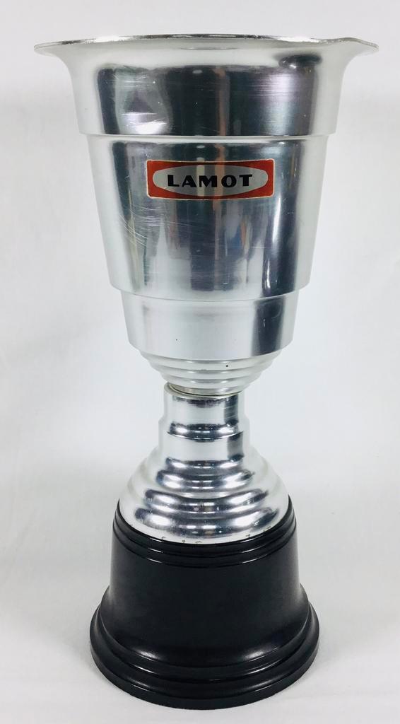 Sportbeker trofee brouwerij LAMOT 1960’s, Verzamelen, Biermerken, Zo goed als nieuw, Overige typen, Overige merken, Ophalen of Verzenden