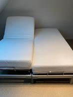 Tempur dubbele matras en elektrische bodem, 90 cm, Tweepersoons, Ophalen of Verzenden, Zo goed als nieuw