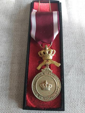BELGISCHE MEDAILLE ARBEID EN VOORUITGANG beschikbaar voor biedingen