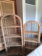 Twee rotan kastjes, Huis en Inrichting, Woonaccessoires | Etagères, Ophalen, Gebruikt