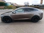 Tesla Model X, Auto's, Tesla, Automaat, Model X, Bruin, Leder