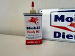 Bidons d'huile Mobil Handy Oil NOS, Comme neuf, Emballage, Enlèvement ou Envoi