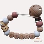 noekies naam speenkoord giraf beige bruin wit, Verzenden, Nieuw, Overige typen