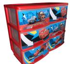 Alibert curver 2 opbergbakken van cars, Ophalen, Gebruikt, Kast