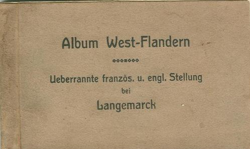 12x postkaart Album West Flandern Langemark Roeselare Oorlog, Verzamelen, Postkaarten | België, Ongelopen, West-Vlaanderen, Voor 1920