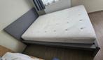 2-persoonsbed met lattenbodem (en matras + koelbeschermers), Ophalen, Gebruikt, Tweepersoons, 140 cm