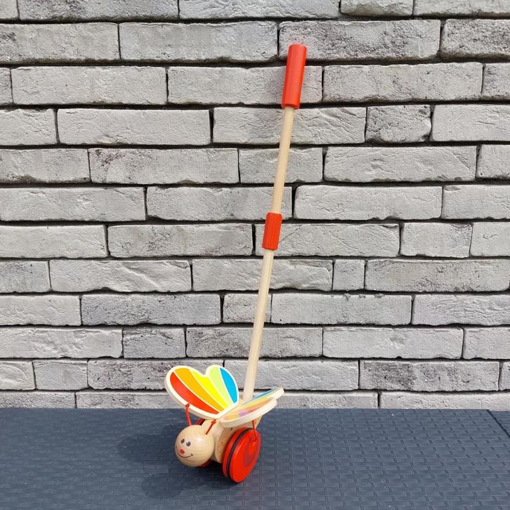 Hape duwvlinder, Enfants & Bébés, Jouets | Jouets en bois, Comme neuf, Jouet à Pousser ou Tirer, Enlèvement ou Envoi