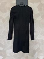 C&A - Zwarte Geribde Gebreide Jurk - Maat M, Kleding | Dames, Maat 38/40 (M), Zwart, Ophalen of Verzenden, Zo goed als nieuw