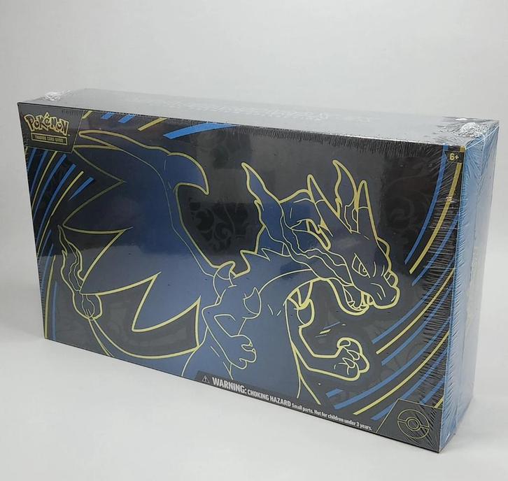 Mega evolution Phantasmal flames ultra prem collection upc, Hobby en Vrije tijd, Verzamelkaartspellen | Pokémon, Zo goed als nieuw