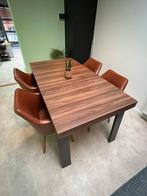 Eettafel met 6 stoelen, Ophalen, Zo goed als nieuw