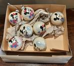 walt disney mickey mouse 7 vintage kerstballen, Diversen, Ophalen of Verzenden, Zo goed als nieuw