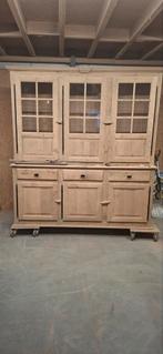 Bahut deux corps en chêne aerogommer, Enlèvement, Chêne