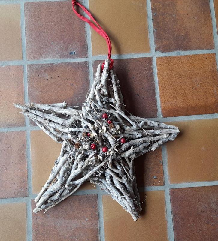 Kerstster van takken, Diversen, Kerst, Zo goed als nieuw, Ophalen of Verzenden